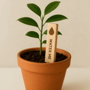 Natural Wood Watering Reminder Sticks
